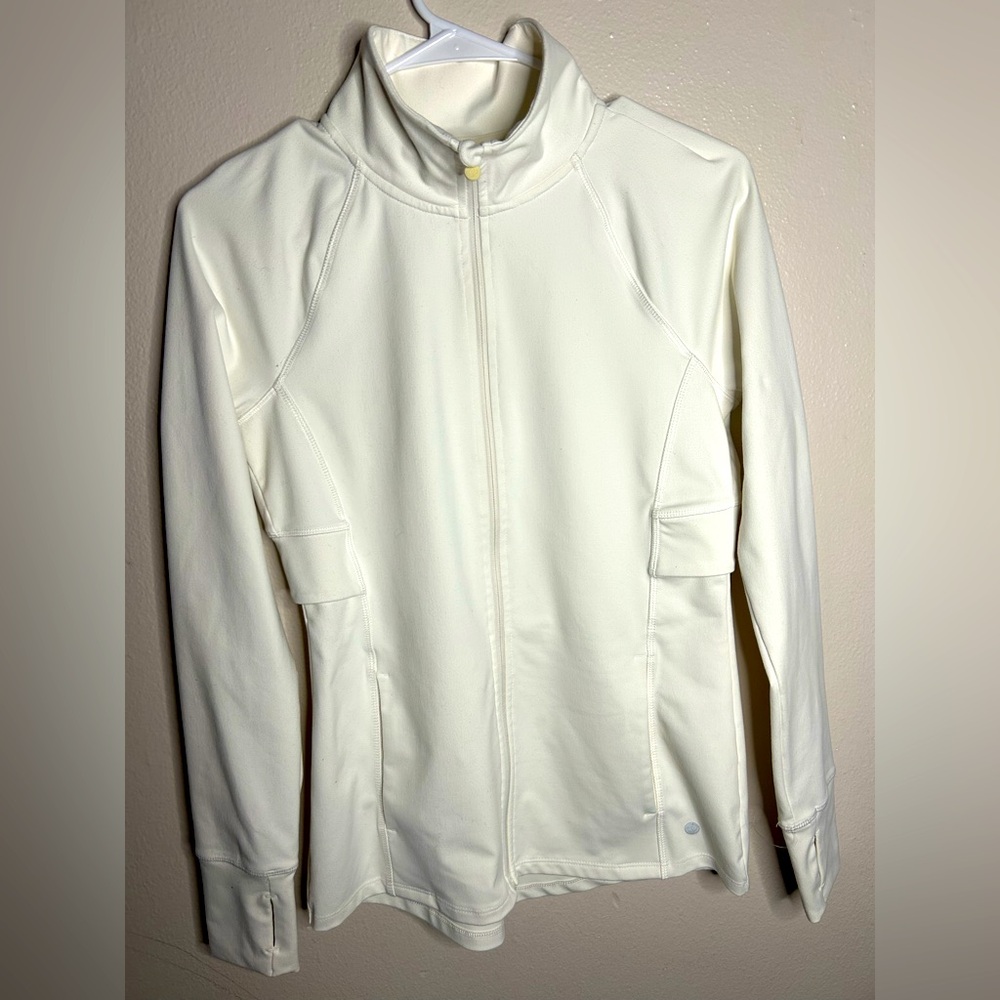 APANA beige athletic jacket for women